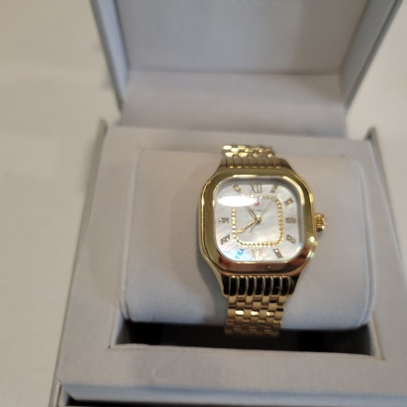 Michele Meggie Diamond Dial Watch Head Bracelet, 33mm - Picture 6 of 10